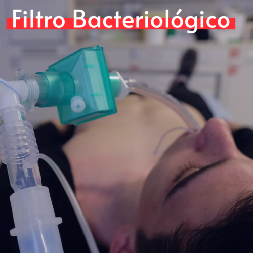 Filtro bacteriológico e umidificador HME